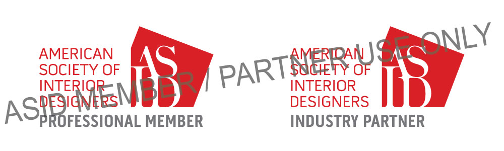 example of member and partner badges for ASID member use only