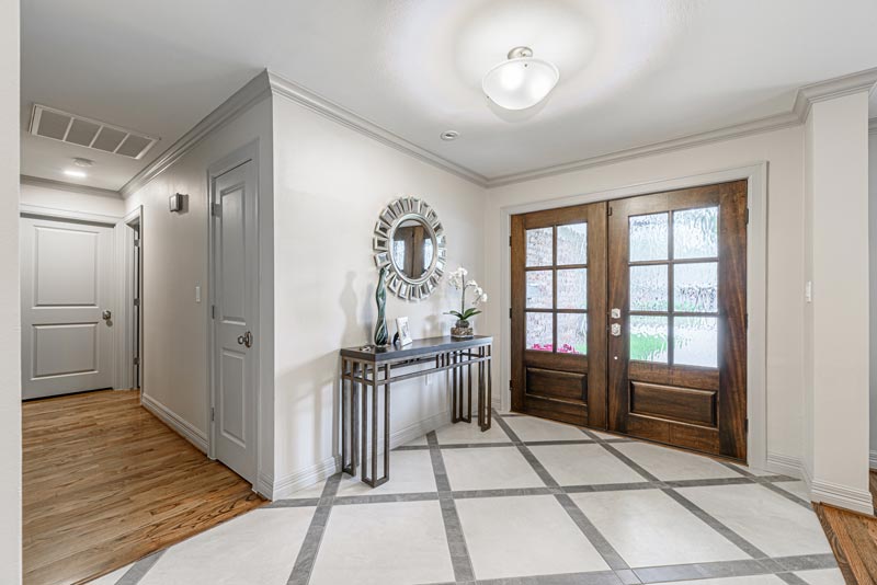 From Flooded to Fabulous- Foyer