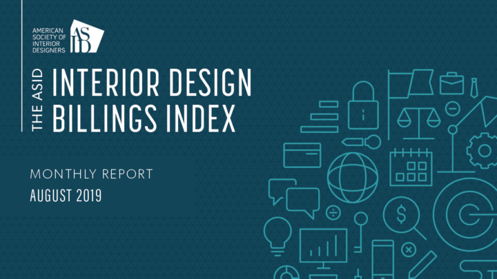 ASID Interior Design Billings Index (IDBI) - August 2019